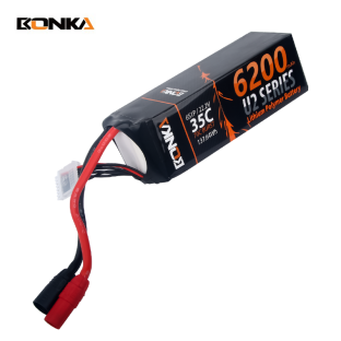 BONKA 6200mAh 180C 6S LiPo Battery for RC Helicopter